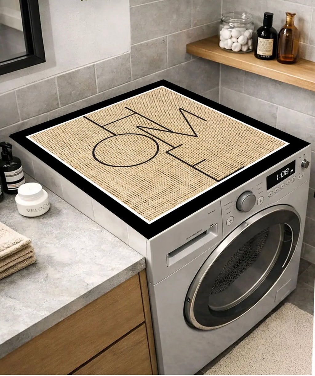 Modern 3-Piece Bathroom Rug Set with Washing Machine Cover – Non-Slip, Machine Washable