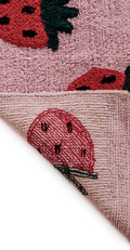 🍓 Strawberry Tufted Bath Mat – 50 × 80 cm