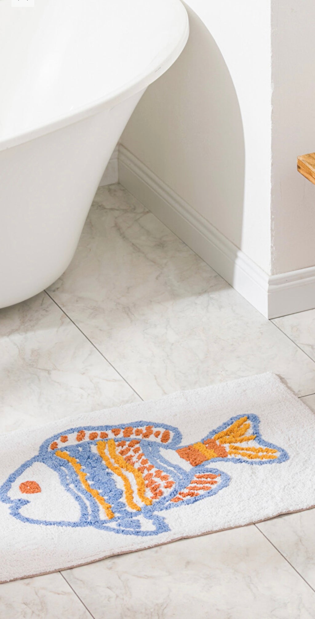 🛁 Tufted Bath Mat – 50 × 80 cm